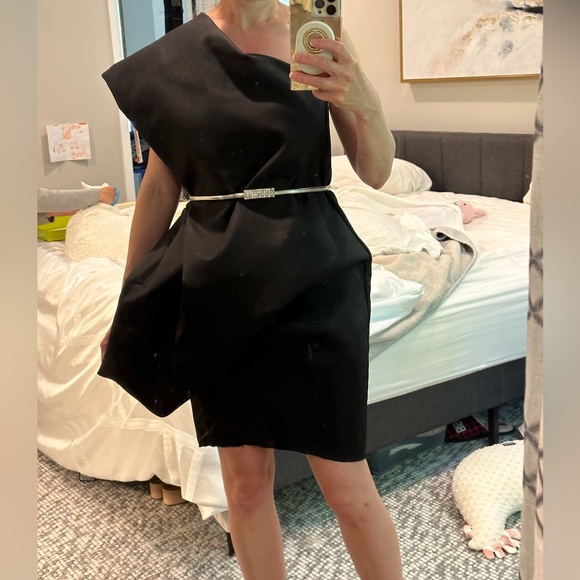 Rick Owens Dirt s/s 2018 black sculptural dress size 4 - Picture 8 of 16